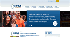 Desktop Screenshot of chorusamerica.org